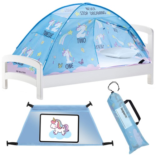 Pink unicorn twin bed tent - unicorn,