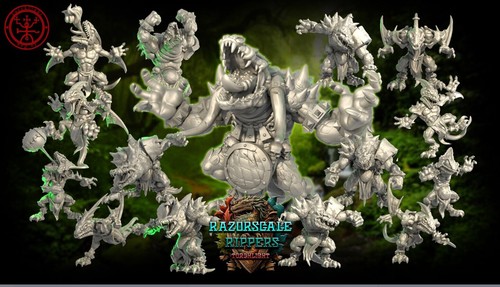 Lizardmen razorscale rippers - razorscale,