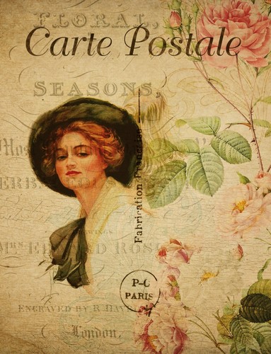 Vintage floral french - floral,