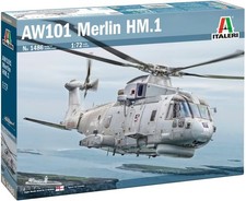 1:72 Scale AW101 Merlin Helicopter Model Kit – Detailed Military Plastic Build