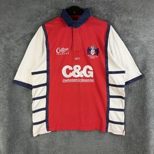 Vintage GLOUCESTER RUGBY 2005 2007 Cotton Traders Home Shirt Mens XL