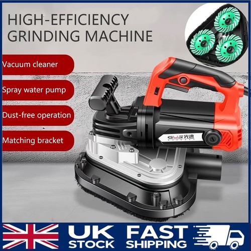 Three heads dustless grinder - three,