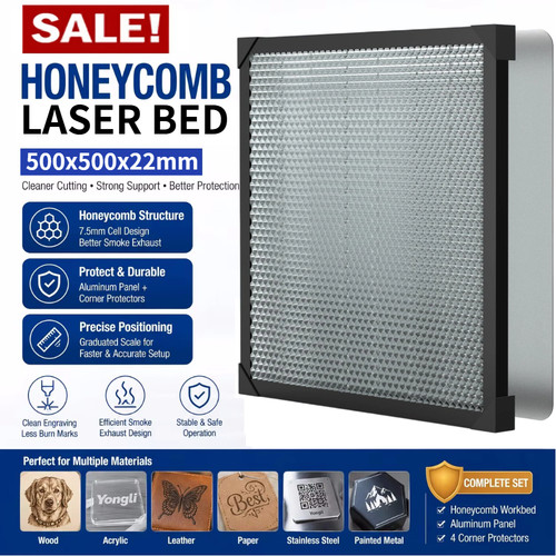 Honeycomb laser bed - bed, 500