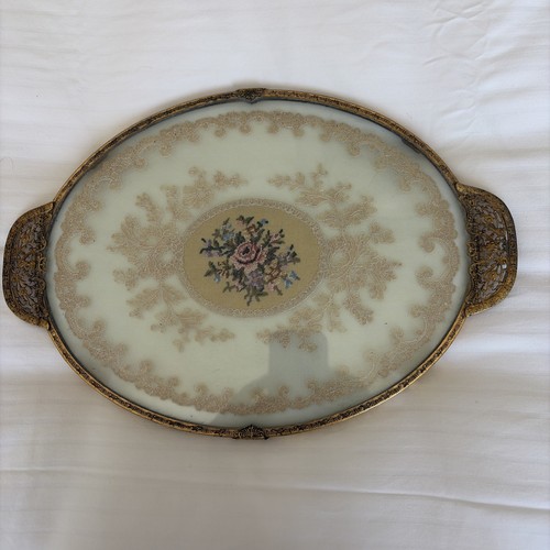 Vintage oval dressing table - vintage,