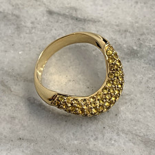 18 ct Gold Yellow Sapphire