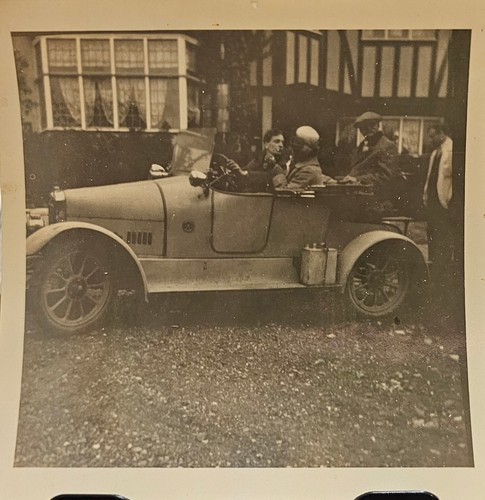 Rare 1920s car photo british - 1920s,