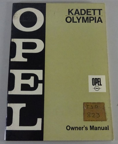 Operating instructions opel - operating,