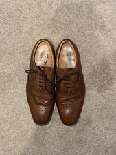Brown leather day brogue size - brown,