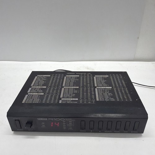 Yamaha r100 reverb - yamaha, processor