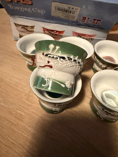 Touying sake cups - touying, 6)