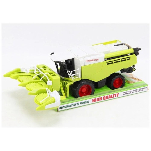 Green combine harvester top - green,