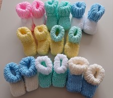 Job Lot 8 Pairs Hand Knitted