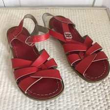 Saltwater Sandals, Hoyway, Red, Size 7