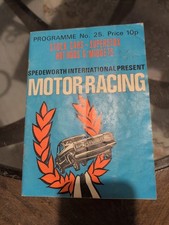 Spedeworth Ipswich Stock Car programme No. 25 1972