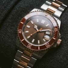 Custom 40mm Rose Gold Bronze