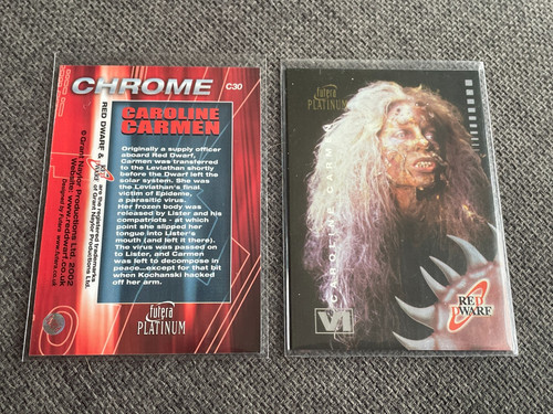 Red dwarf trading cards - trading,