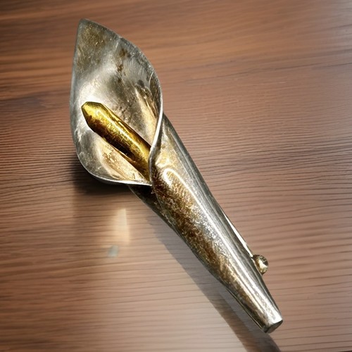 925 silver brass calla lily - 925, &