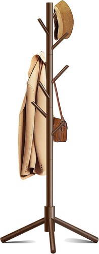 Wooden tree coat rack stand - tree,