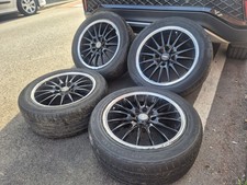 ?Team dynamics 15 inch 4x100 and 4x108 alloy wheels with TYRES