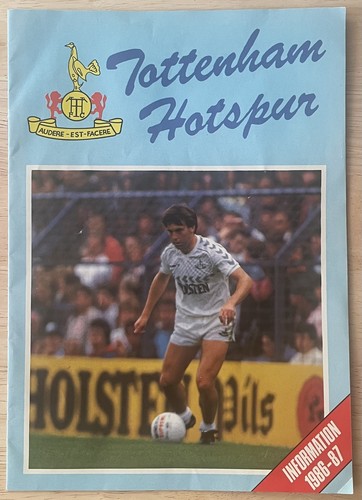Tottenham hotspur 1986 - tottenham, 1986/87