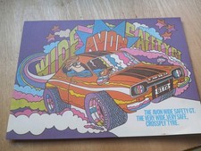Avon Wide Safety GT Tyre Vintage Tyre Promotional Leaflet Brochure Ford Escort