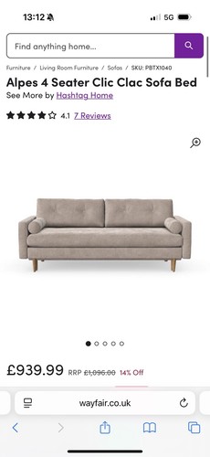 Seater clic clac storage - clac,