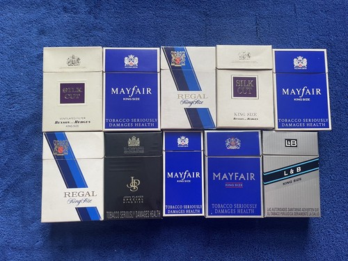10x vintage cigarette packets - vintage,