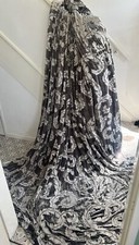Velvet jacquard curtain fabric - curtain,
