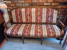 Beautiful Vintage Louis XV Gilt Wood French Sofa
