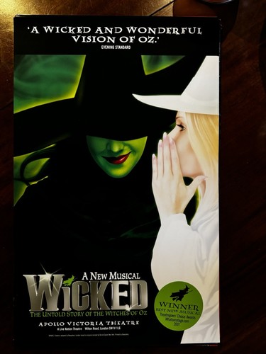 Wicked musical poster apollo - musical,