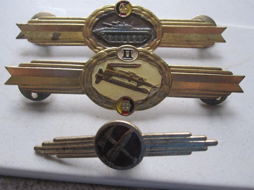 German military brass badges - military,