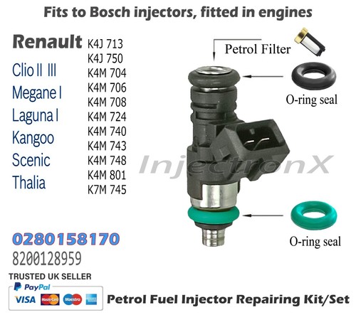 Fuel injector service kit - fuel,