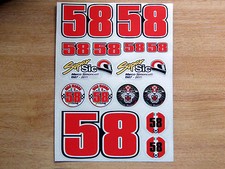 Marco Simoncelli sticker kit 4
