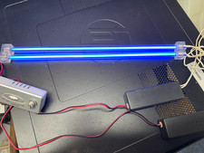 Dual Cold Cathode Fluorescent Blue Tube  - PC CASE 12V -30cm VARIOUS SET TINGS