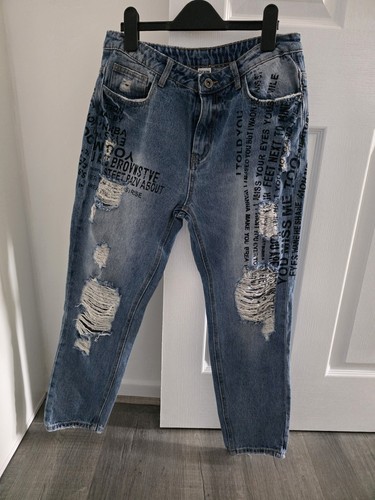 Denim rip jeans collection - denim,