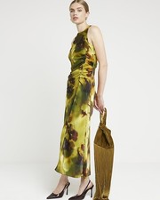 River Island Womens Green Maxi