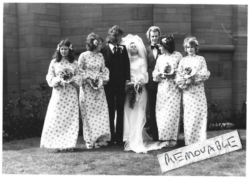 Vintage wedding photo - vintage, bride