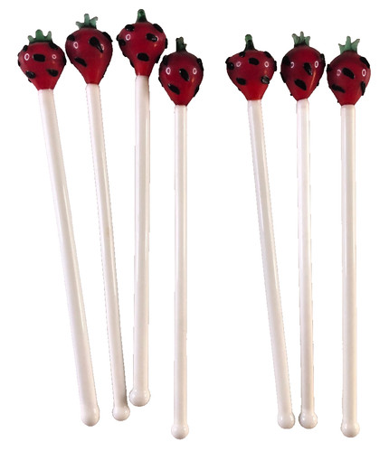 Lot strawberry blown art - lot,