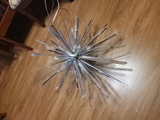 Chandelier murano glass triedo