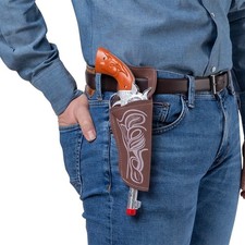 Mens Brown Plastic Cowboy