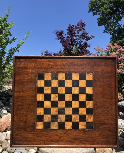 Antique large inlaid marquetry - large,