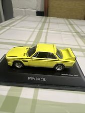 SCHUCO 1/43 BMW 3.0 CSL (Yellow) LIMITED EDITION 1000 pcs