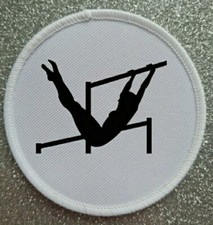 3" Gymnastics Uneven Bars sublimation  Iron / Sew on Patch Badge Gymnast Event