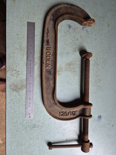 Vintage woden 126 - woden, clamp