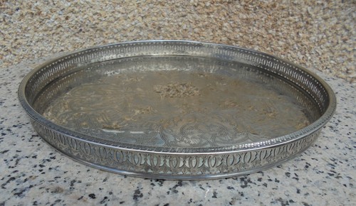 Vintage silver plated gallery - plated,