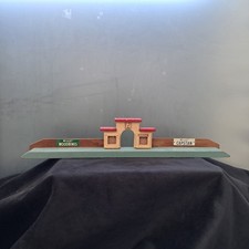 Vintage railway station with - railway,