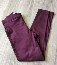 M&S ~ Plum Coloured JEGGINGS ~ Size 8 Reg. 27" Leg
