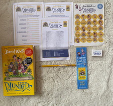 Signed-1st Edition-The Blunders by David Walliams-New with blunders stationary!