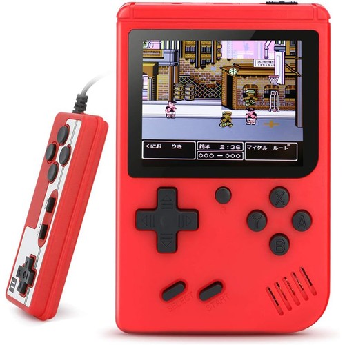 Handheld retro video game - video,