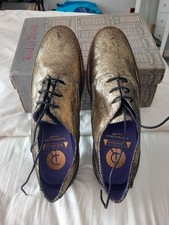 Red or Dead Gold brogues